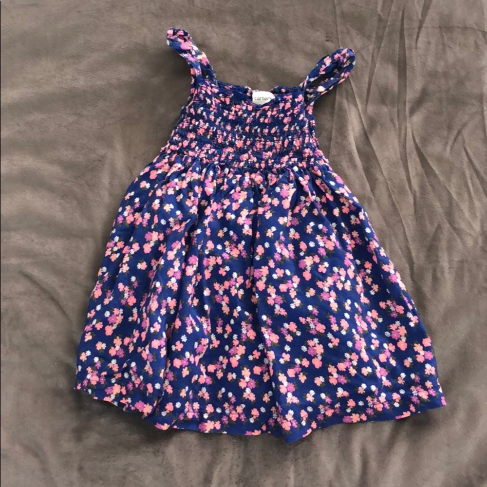 Sleeveless flower dress